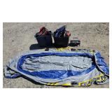 Life Vests, 4-person Raft, Tackle Box