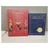 US Nimits CVN-68 War Book & Collier's World Atlas