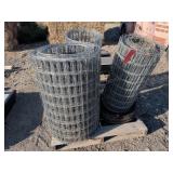 Approx 300 ft of Fencing w/ Barbed Wire Rolls