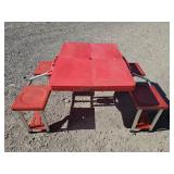 Folding Bench Table