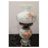 Vintage Hand-Painted China Lamp