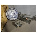 Clock, Schlage Door Handle, Home Decor Metal Bin