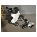 Under Desk Staionary Bike& Massage Gun