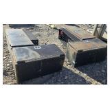 2- Black Truck Tool Boxes