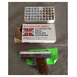 .25 Pistol w/ Box of Ammo