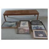 Coffee Table & Pictures