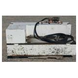 White Pick Up fuel Tank w/ Tool Box