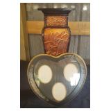 Vase, Heart  Picture Frame