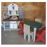 Play Kitchen/ Table and Chairs