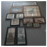 Variety of Hanging Pictures