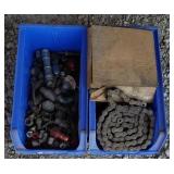 Blue Bins of Chain/Fittings Blue Bins of Chain/Fittings
