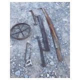 Vintage Wheel, Tripple Tree, Saws Vintage Wheel, Tripple Tree, Saws