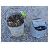 2 Vintage Mop Buckets 2 Vintage Mop Buckets