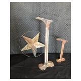 Boot Stands, Metal Star Boot Stands, Metal Star