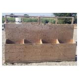 Rolling Wood Storage Rack Rolling Wood Storage Rack