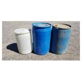 3--Plastic Barrels 3--Plastic Barrels