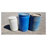 3--Plastic Barrels