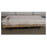 Twin Hospital Bed w/ Mattress & Bedding