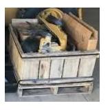Crate of Misc. John Deere Engine Parts Crate of Misc. John Deere Engine Parts