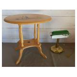 End Table & Lamp End Table & Lamp