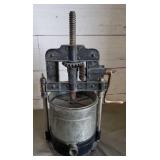 Vintage Sausage or Cider Press w/ Brass Handle Vintage Sausage or Cider Press w/ Brass Handle