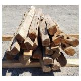 3 Hole Cedar Line Posts 3 Hole Cedar Line Posts