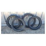 4-- Motorcycle Tires for a Honda