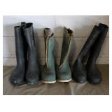 3 Pairs of Rubber Boots 3 Pairs of Rubber Boots
