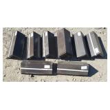 Roof Flashing Over 400 pieces. Brown.12"×4". Roof Flashing Over 400 pieces. Brown.12"×4".