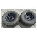 2 ATV Tires w/ Rims