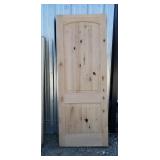 36"x96" Solid Wood Door.