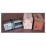 2 Ammo Boxes/
Emerson Cassette 8 Track Player 2 Ammo Boxes/
Emerson Cassette 8 Track Player