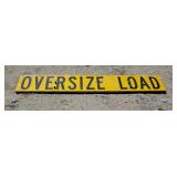 Oversized Load Sign Oversized Load Sign