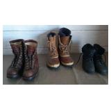 3 Pairs of Boots