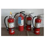 4 Fire Extinguishers 4 Fire Extinguishers