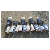 5 Large Outdoor Lights W/ Bulbs 5 Large Outdoor Lights W/ Bulbs