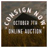 Consignments For October 7th, 2020 Auction