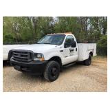 2003 FORD F350 UTIL BODY TRUCK