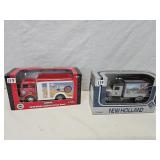 2 Ertl Trucks, Case IH Truck Bank, Truck Bank
