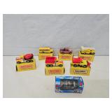 6 Matchbox Trucks and Nascar Daytona Car