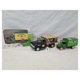 3 Pieces of John Deere Bank Trucks