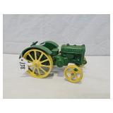 John Deere D on steel