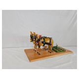 2 Mules & Custom Made Harrow