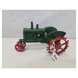 Old Tractor on Steel No Steering Wheel