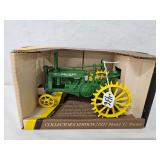 John deere G NF on steel