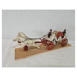 2 Horse Drawn Hitch w/Fire Hose Reel