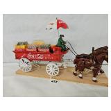 2 Horse Drawn Coca Cola Hitch