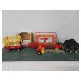 Custom 4Hitch -NH Baler -NH Bale Wagon & Bales