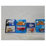 4-Cards NH Mixer-Grain Cart-660 Round Baler-Mower