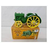 John Deere D on steel